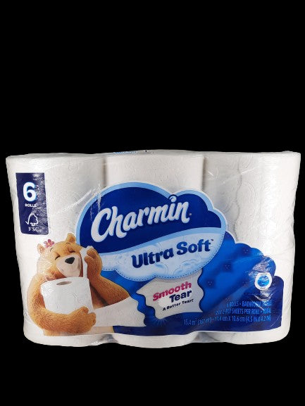 Papel Higiénico Ultra Soft Charmin 6 un