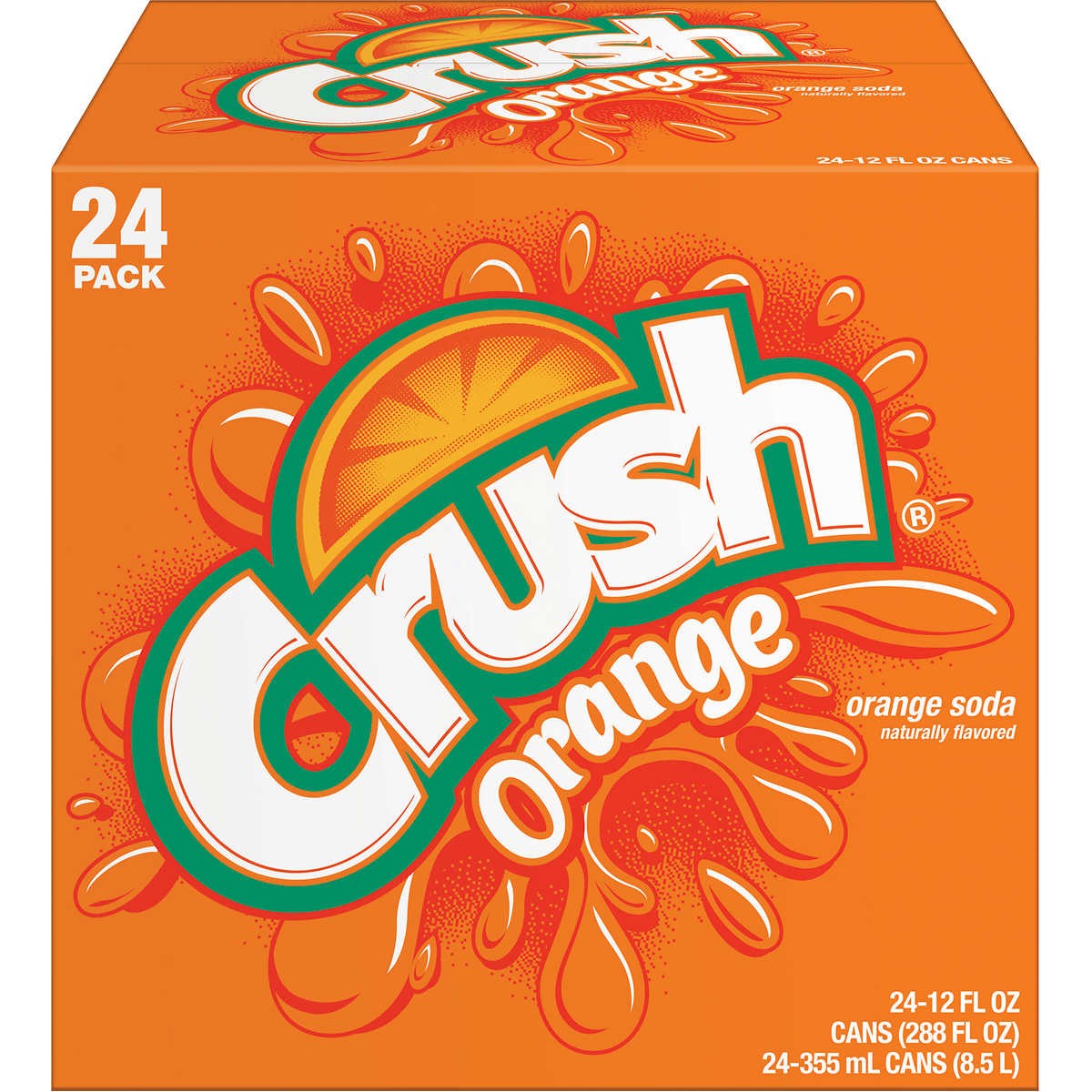 Bebida Naranja Lata Crush 24 un x 355 ml