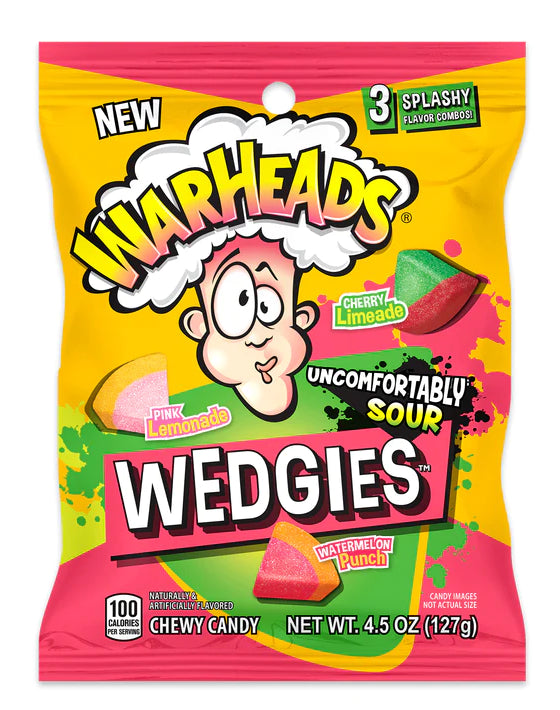 Masticables Wedgies Warheads 127 g