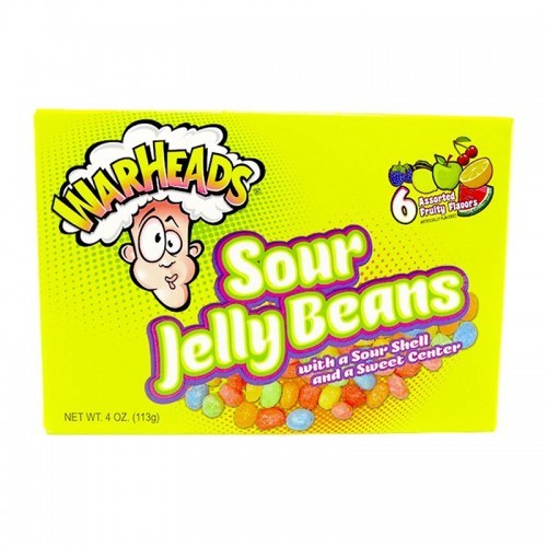 Masticables Sour Jelly Beans Warheads 113 g