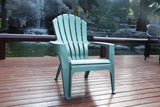 Silla Adirondack Plástica Teal Home Logics 1 un