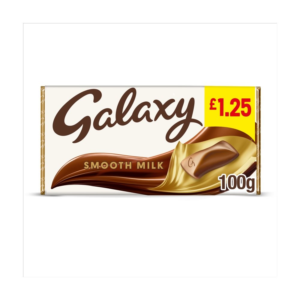 Barra Chocolate Smooth Milk Galaxy 100 g