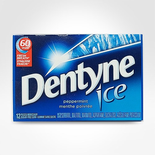 Chicles Ice sin Azúcar Peppermint Dentyne 12 un