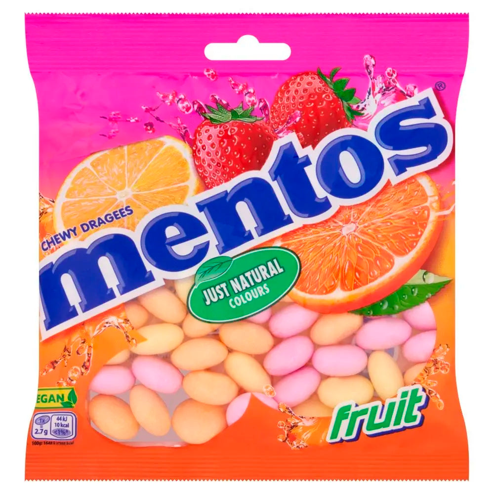 Masticables Frutas Mentos 135 g