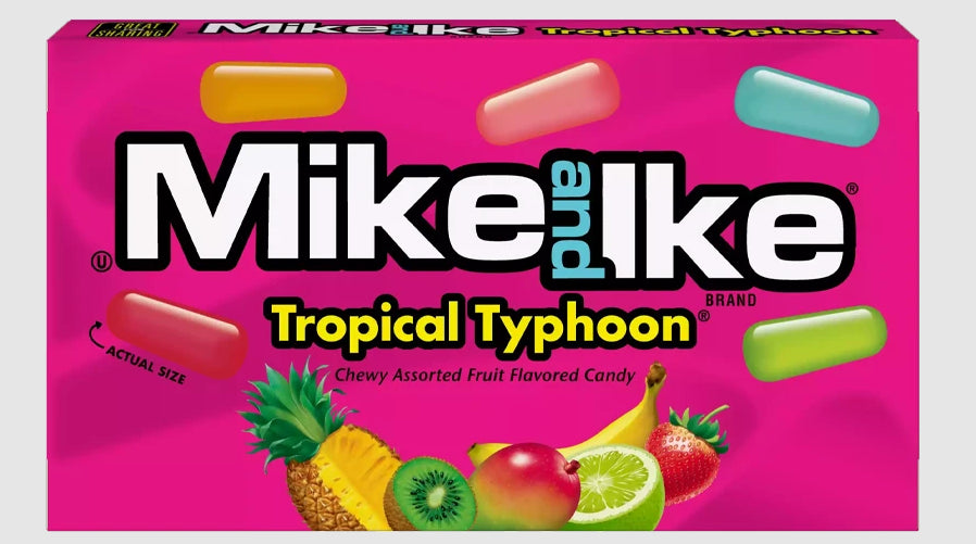 Masticables Tropical Typhoon Theater Mike and Ike 120 g