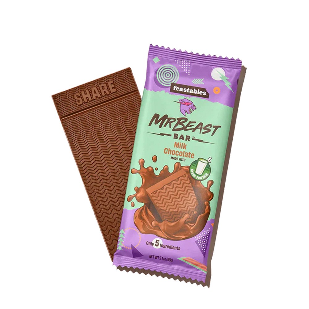 Barra Mr. Beast Chocolate Leche Feastables 60 g