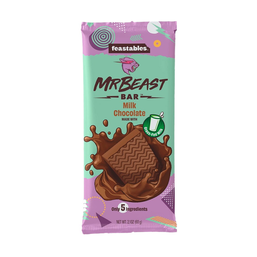 Barra Mr. Beast Chocolate Leche Feastables 60 g