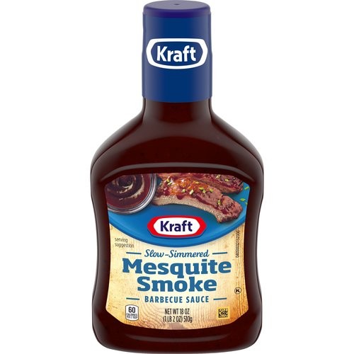 Salsa BBQ Mesquite Kraft 496 g