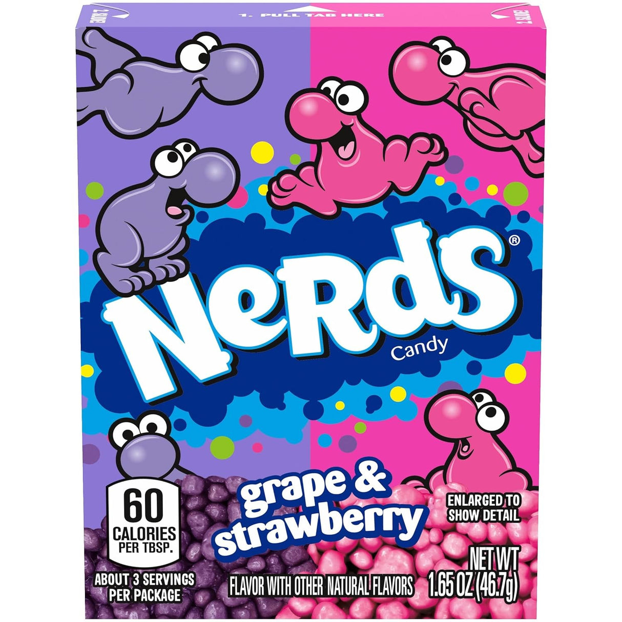 Masticables Uva Frutilla Nerds 46.7 g