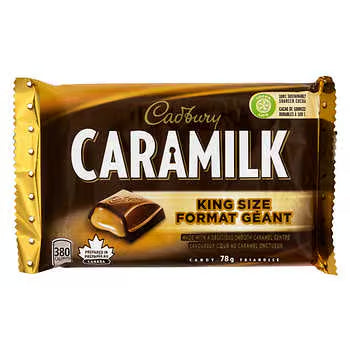 Barras Chocolate Caramilk King Cadbury 78 g