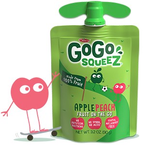 Compota Manzana-Durazno GoGo Squeez 90 g