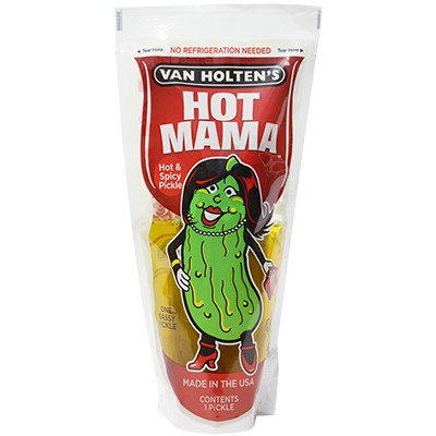 Pepinillos Hot Mama Dill Van Holten's 255 g