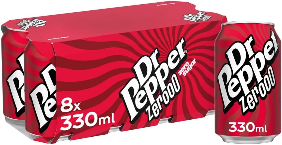 Bebidas Zero Lata Dr. Pepper 8 un x 330 ml