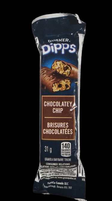 Barrita de Cereal Dipps Chocolate Chip Quaker 31 g