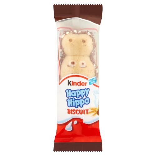 Galletas Happy Hippo Cocoa Kinder 21 g