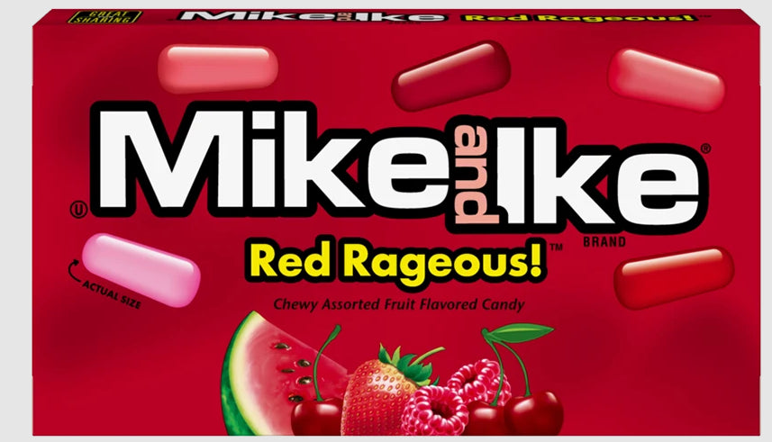 Masticables Red Rageous Mike and Ike 120 g