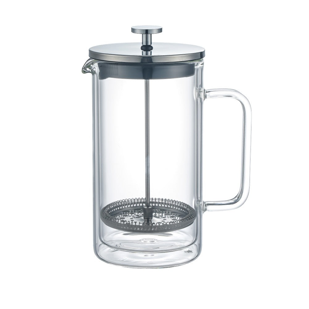 Cafetera Prensa Francesa Double Wall Glass 1 L Aramoro 1 un