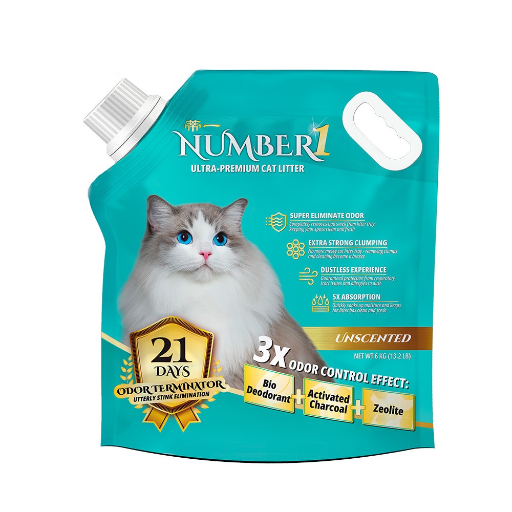 Arena Sanitaria Gatos Elimina Olores Unscented Number 1 6 Kg