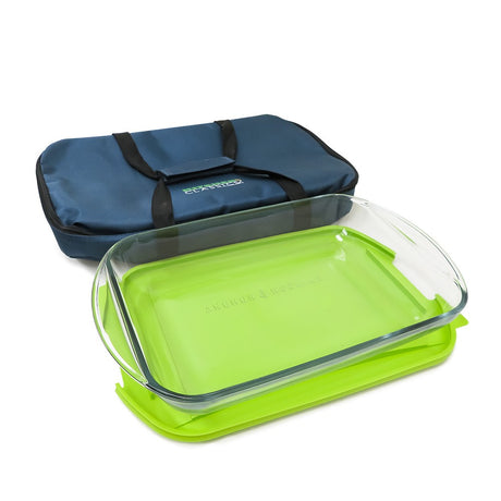 Set 3 Fuente con Tote Truefit Blue Kitchen Classics 1 un