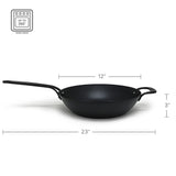 Wok Hierro Forjado 30 cm The Cookware Company