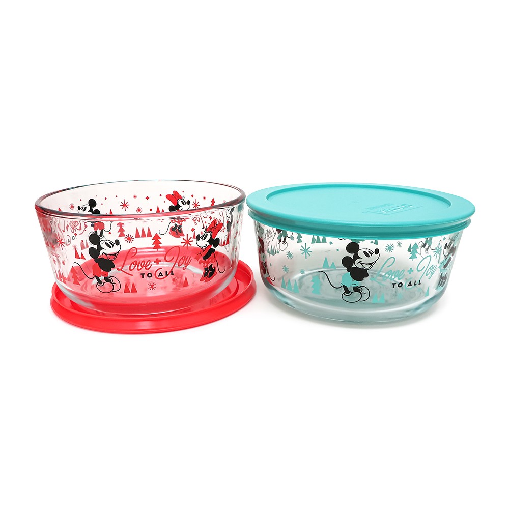 Set 4 Contenedores Herméticos Alimentos Holy Disney Pyrex 1 un