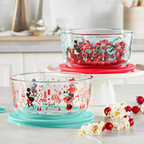 Set 4 Contenedores Herméticos Alimentos Holy Disney Pyrex 1 un