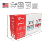 Set 4 Contenedores Herméticos Alimentos Holy Disney Pyrex 1 un