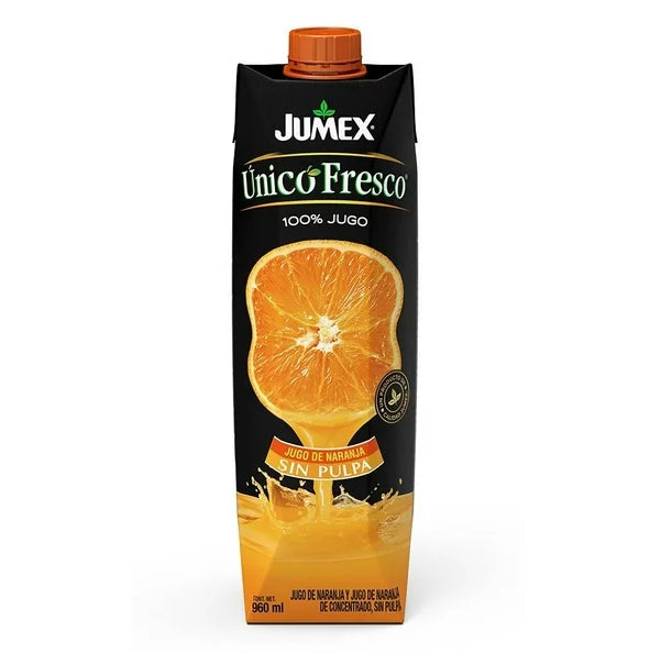 Jugo Naranja Unico Fresco sin Pulpa Jumex 960 ml