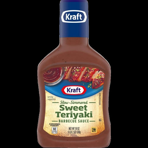 Salsa BBQ Dulce Teriyaki Kraft 510 g