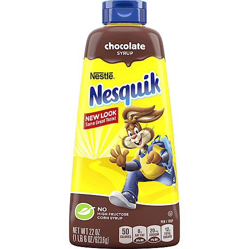 Saborizante para Leche Syrup Chocolate Nesquik Nestle 623 g