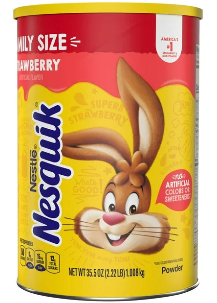 Saborizante para Leche Frutilla Nesquik Nestle 992 g