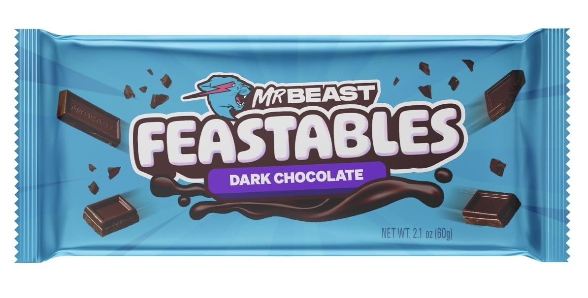 Barrita Mr. Beast Chocolate Negro Feastables 60 g