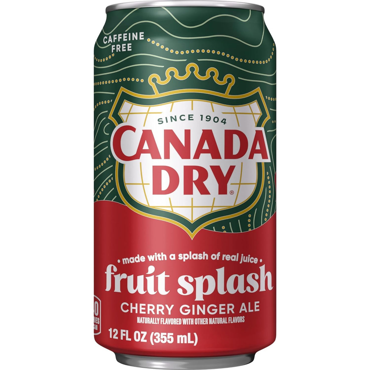 Bebida Ginger Ale Fruit Splash Lata Canada Dry 355 ml