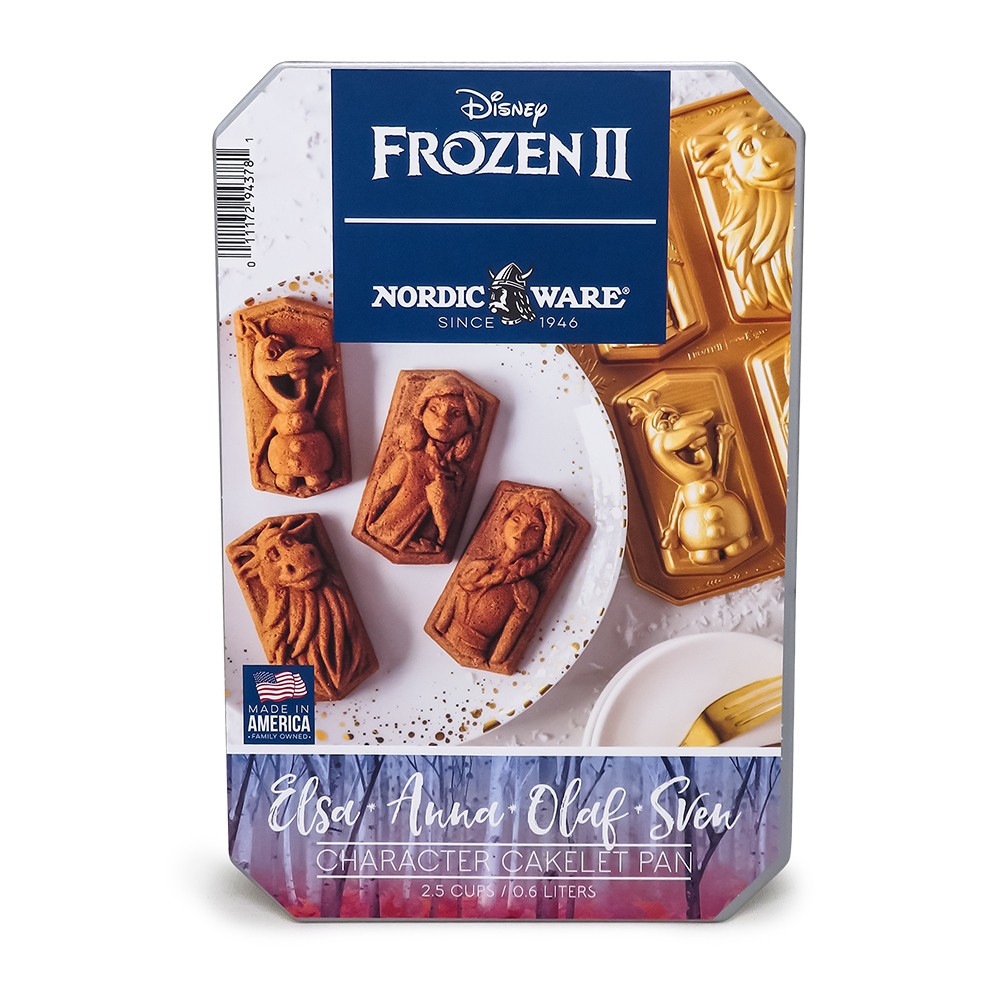 Molde Queques Frozen II Aluminio Nordic Ware