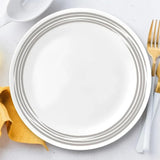 Set 16 Vajilla Boutique Brushed Silver Corelle 1 un