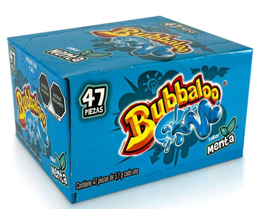 Chicles Menta Bubbaloo 47 un x 5.1 g