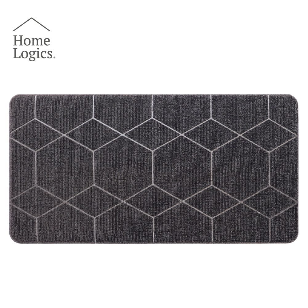 Alfombra Anti Fatiga Black White 19mm Home Logics 1 un