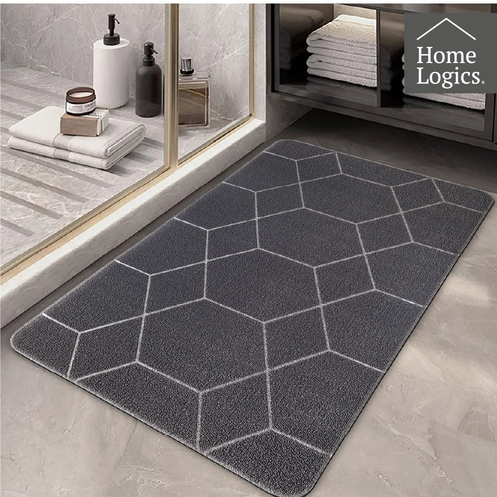 Alfombra Anti Fatiga Black White 19mm Home Logics 1 un