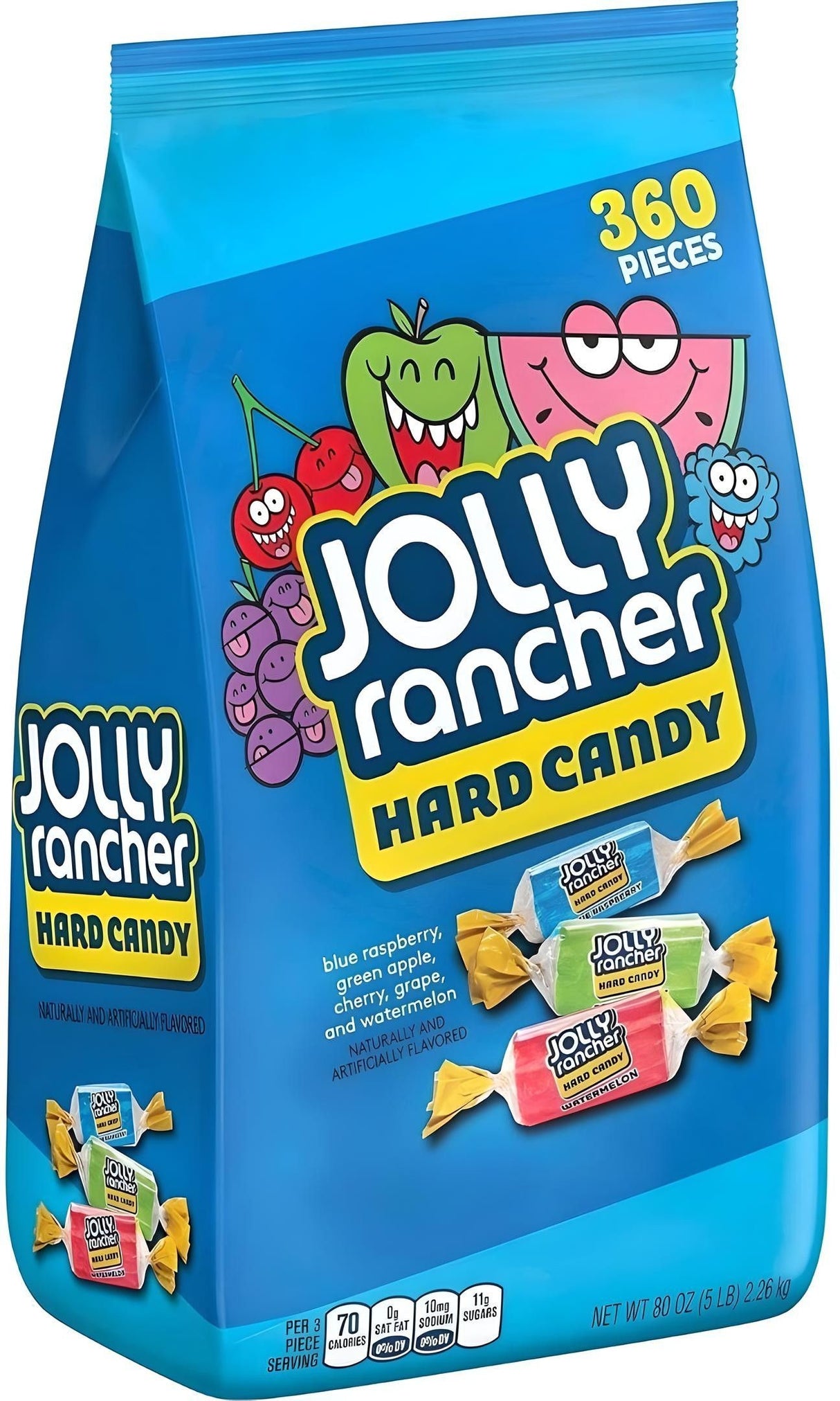 Caramelos Jolly Rancher Frutas 360 un Jolly Rancher 2.26 kg