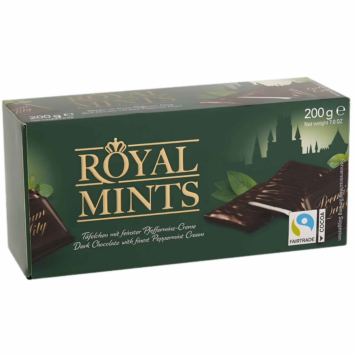 Chocolate con Menta Royal Thins Halloren 200 g