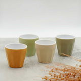 Set 4 Tazones Porcelana Colores S Excellent Houseware