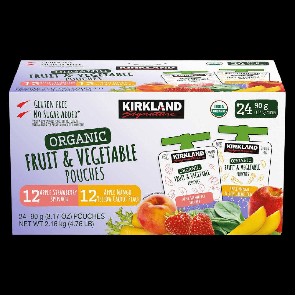 Compotas Frutas y Verduras Variedades Kirkland 24 un x 90 g