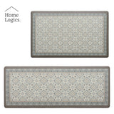 Alfombra Anti Fatiga Seccional Gray 12 mm Home Logics 2 un