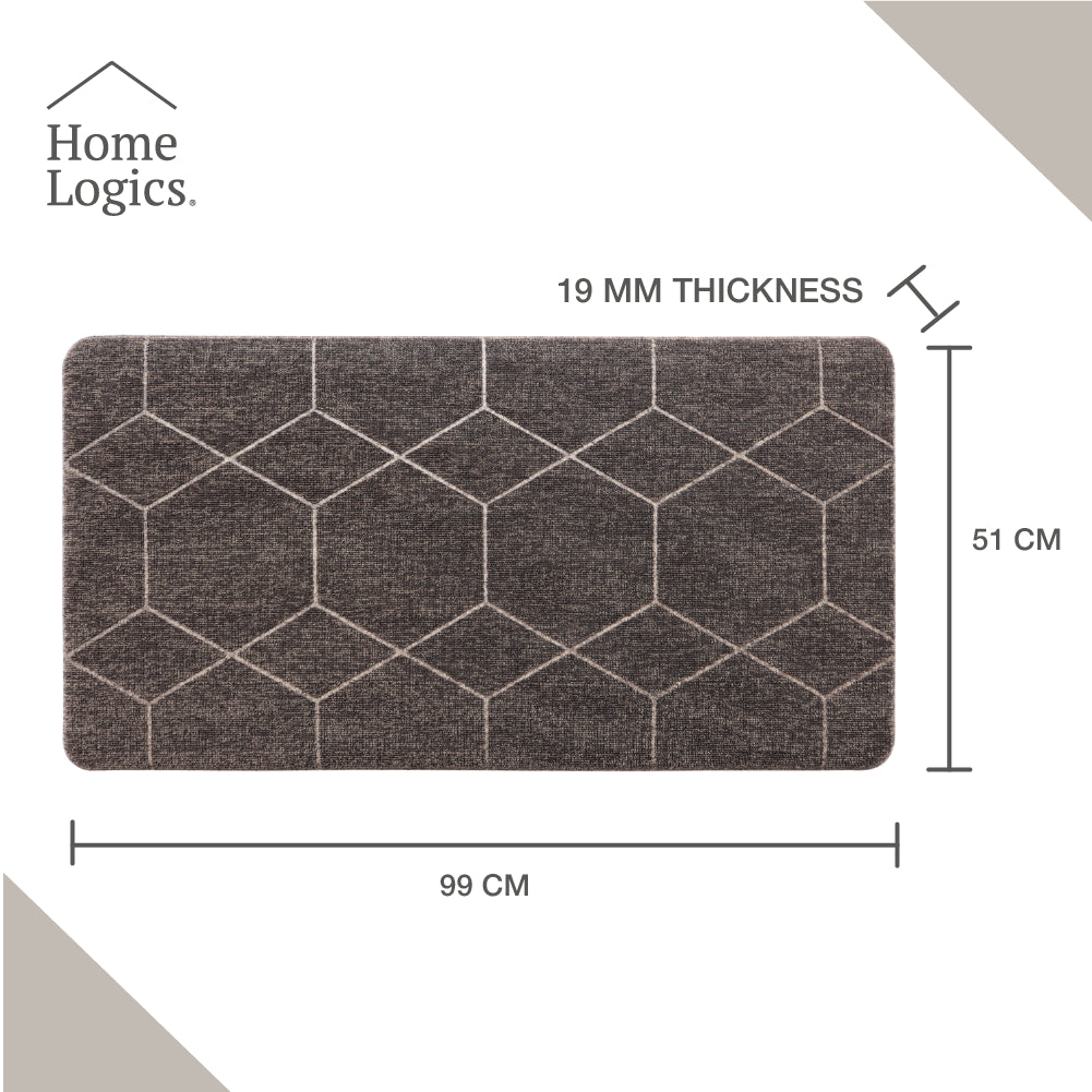 Alfombra Anti Fatiga Brown 19mm Home Logics 1 un