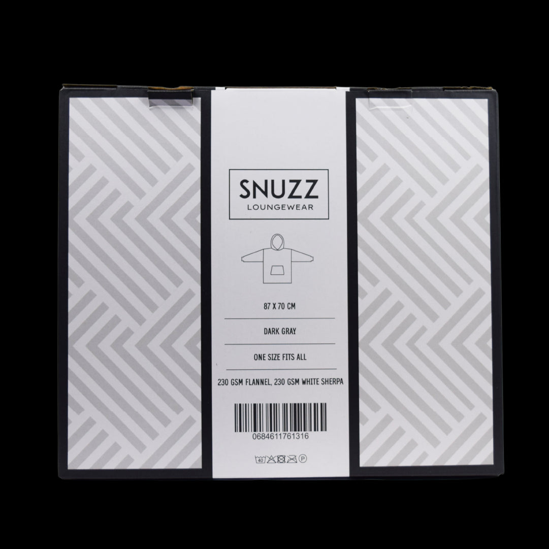 Polerón Capucha Sherpa Gris Snuzz 1 un