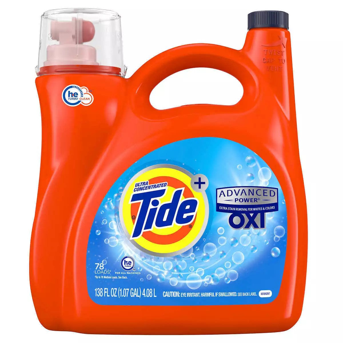 Detergente Líquido Advanced Power con Oxi Tide 4.08 L