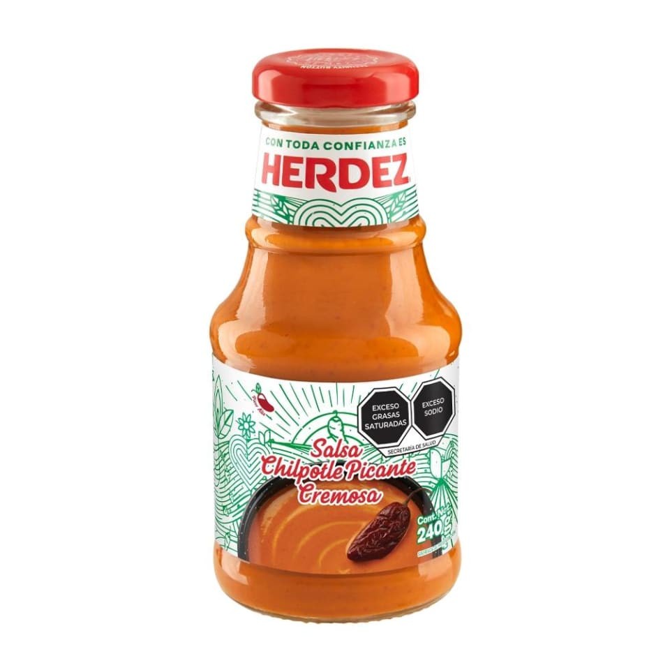 Salsa Chipotle Picante Cremosa Herdez 240 g