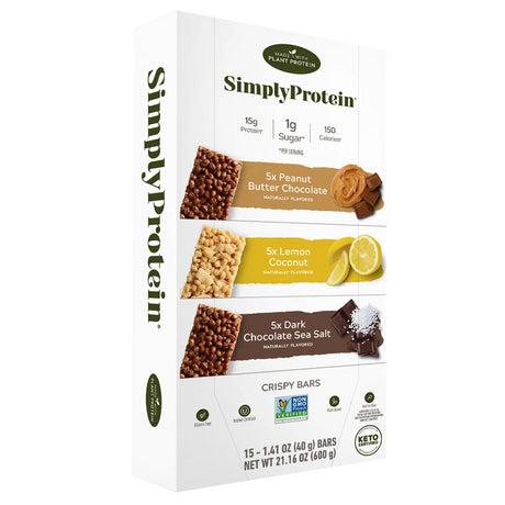 Barritas de Proteína Variedades Simply Protein 15 un x 40 g