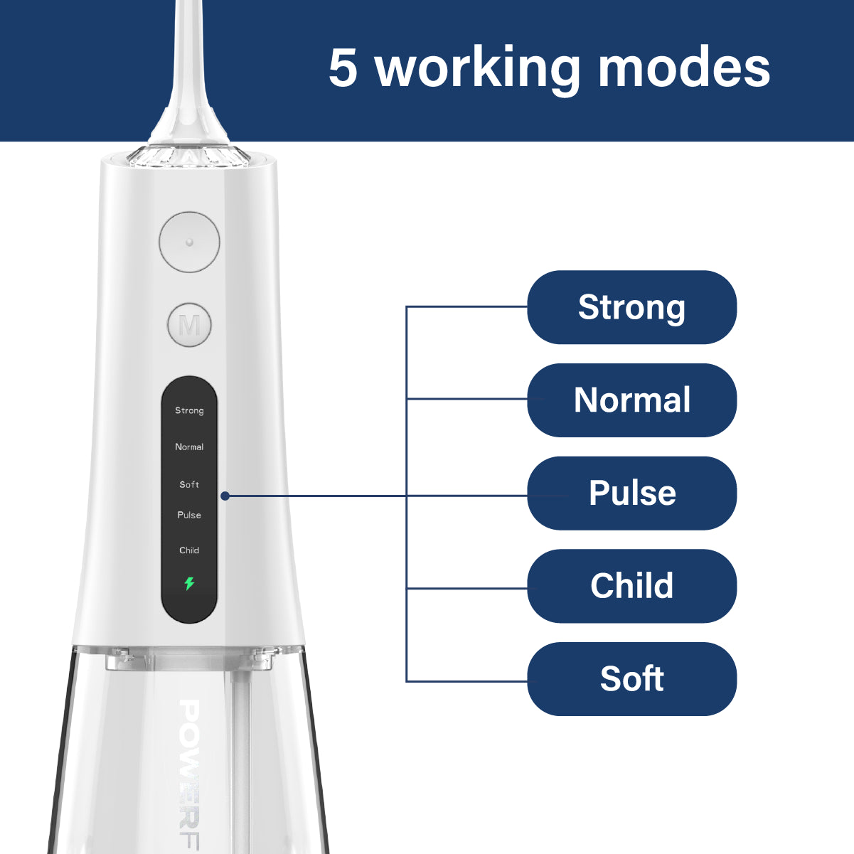 Irrigador Dental con Tanque PowerFloss 1 un