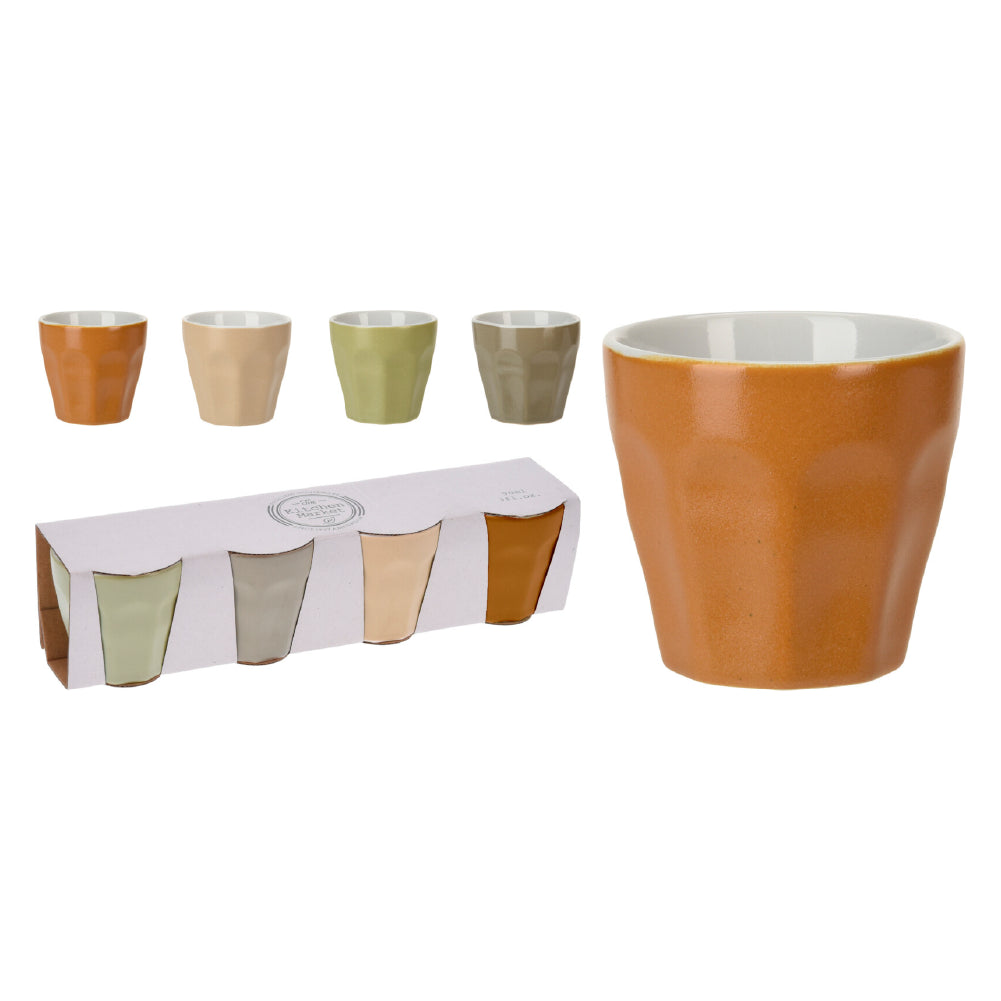 Set 4 Tazones Porcelana Colores S Excellent Houseware